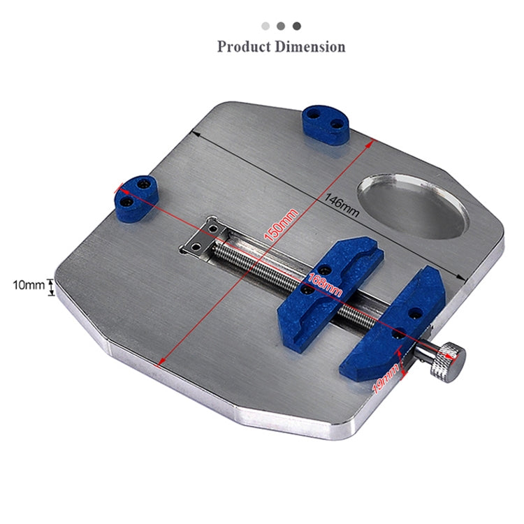 BEST BST-001L Universal Aluminum Alloy PCB IC Chip Holder Device, BEST BST-001L