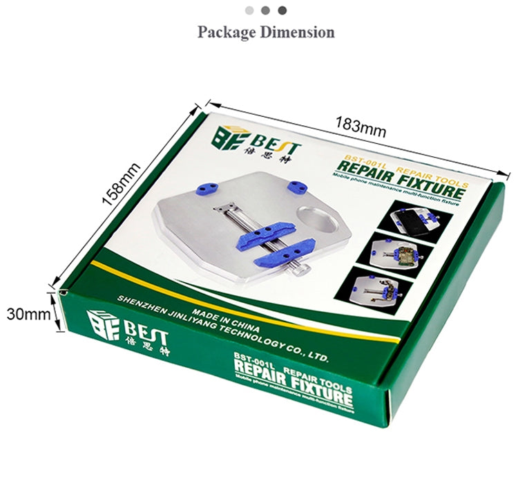 BEST BST-001L Universal Aluminum Alloy PCB IC Chip Holder Device, BEST BST-001L