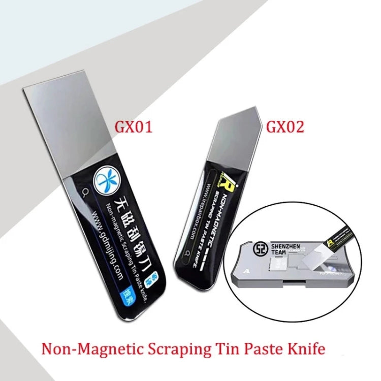 Mijing 2 in 1 Non-magnetic Tin Knife, 2 in 1