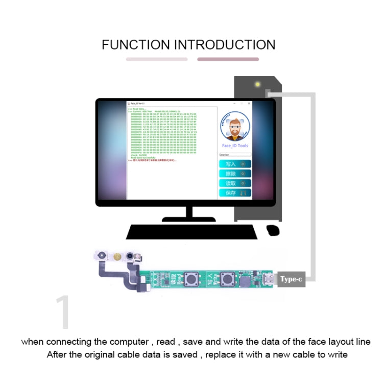 Mijing Face ID Repair Card, Face ID