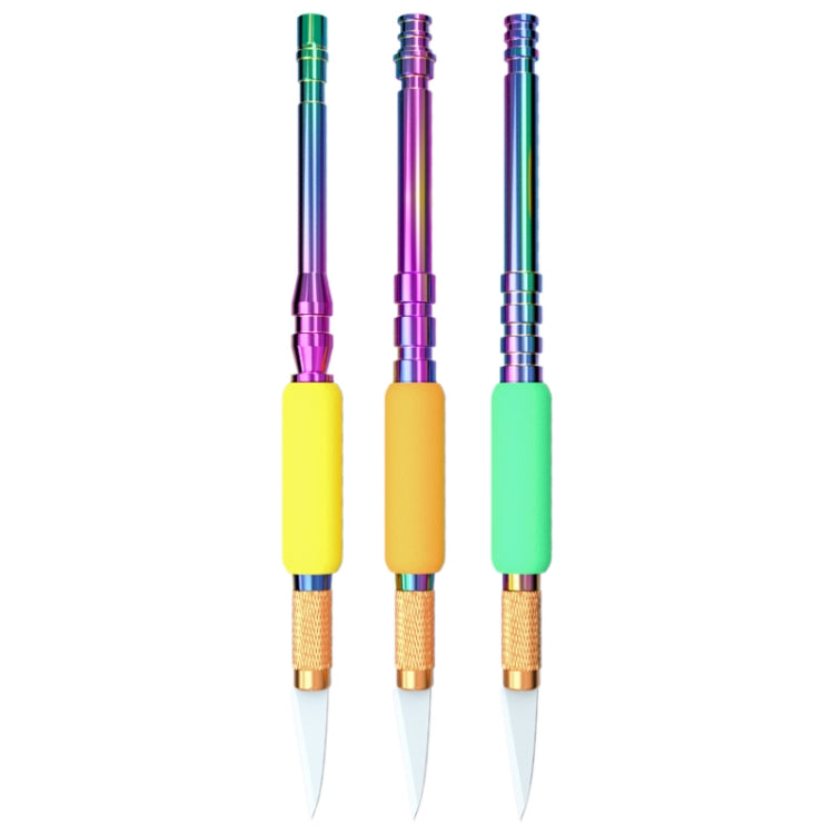 Set di coltelli in ceramica antistatici Mijing 3 in1, 3 in1