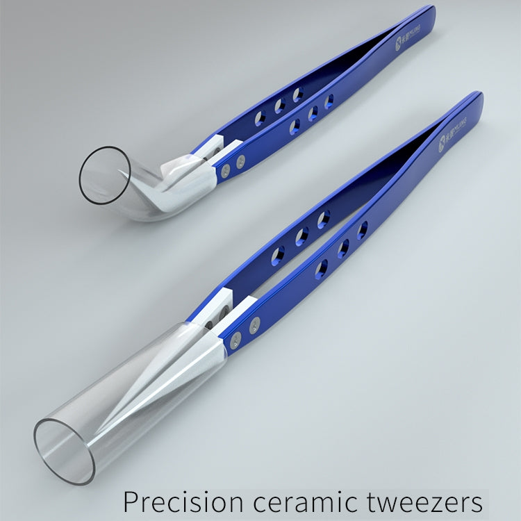 Pinzetta per diamagnetismo di precisione antistatica Mijing (diritta), Curved, Straight