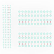 2UUL 1000pcs/set Phone Camera Protective Sticker for After-sales Phone Repair, Camera Sticker