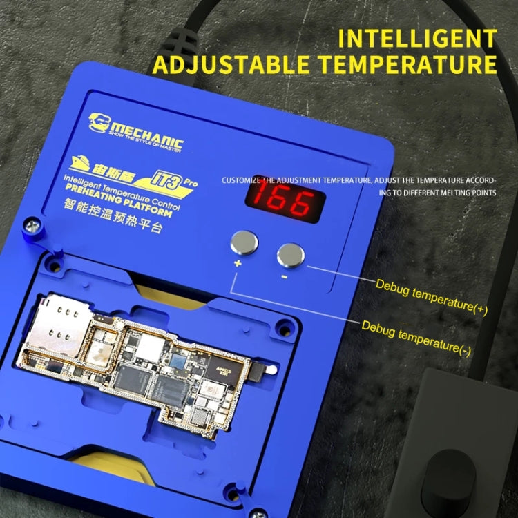 MECCANICO iT3 PRO Piattaforma di preriscaldamento per il controllo intelligente della temperatura, spina europea, iT3 PRO (US Plug), iT3 PRO (EU Plug)