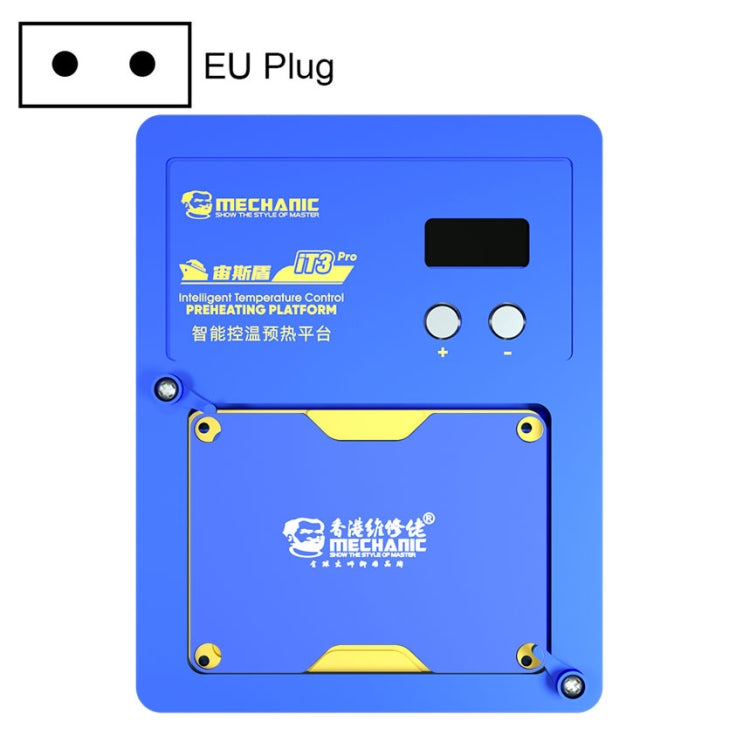 MECCANICO iT3 PRO Piattaforma di preriscaldamento per il controllo intelligente della temperatura, spina europea, iT3 PRO (US Plug), iT3 PRO (EU Plug)