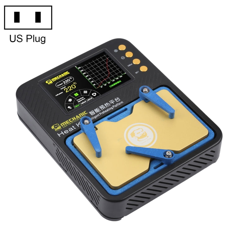 Piattaforma riscaldante per saldatura a riflusso meccanica, spina americana, Reflow (US Plug), Reflow (EU Plug)