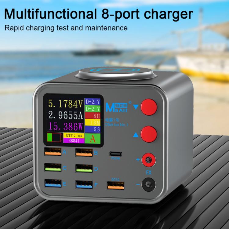 Caricatore PD USB wireless multiporta con display LED