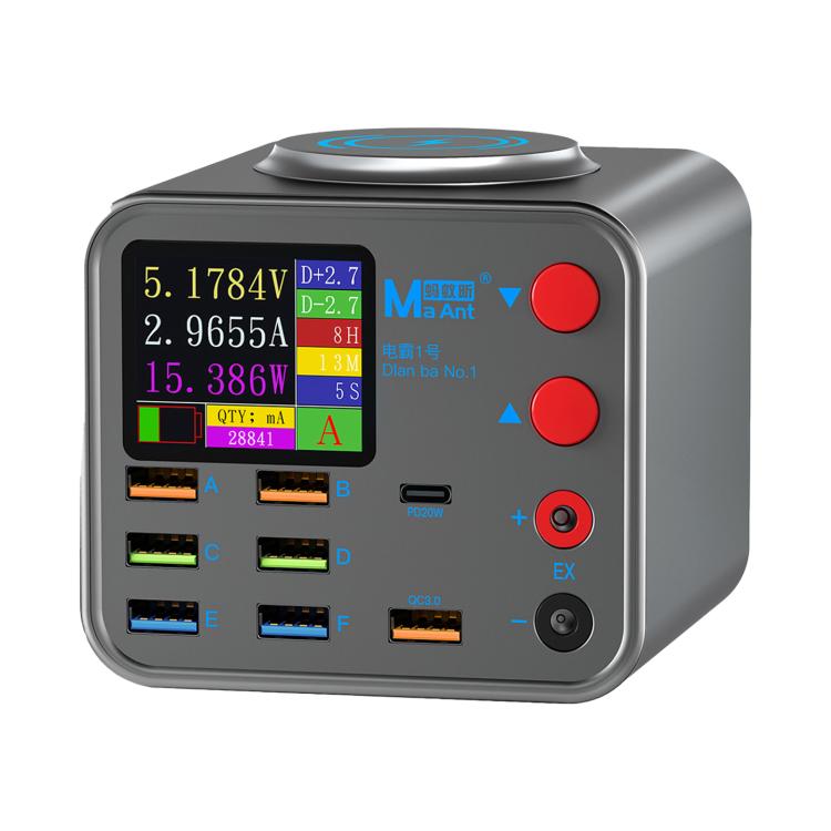 Caricatore PD USB wireless multiporta con display LED