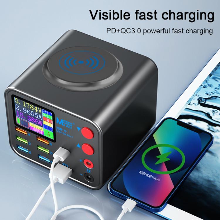 Caricatore PD USB wireless multiporta con display LED