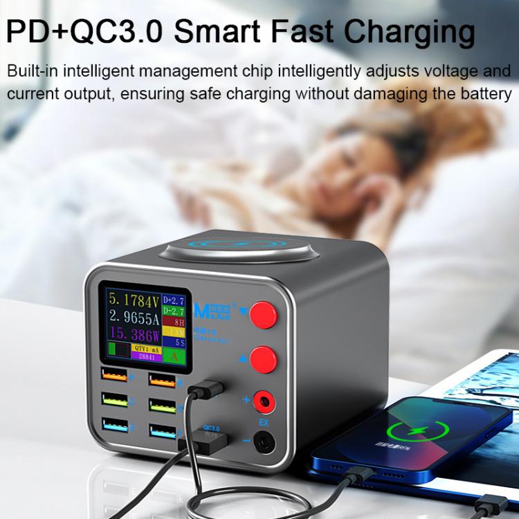 Caricatore PD USB wireless multiporta con display LED