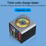Caricatore PD USB wireless multiporta con display LED