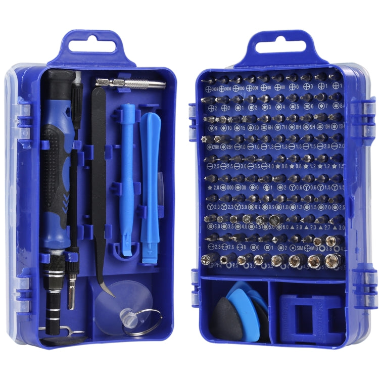 115 in 1 Screwdriver Repair Tool Kit, Plastic Handle