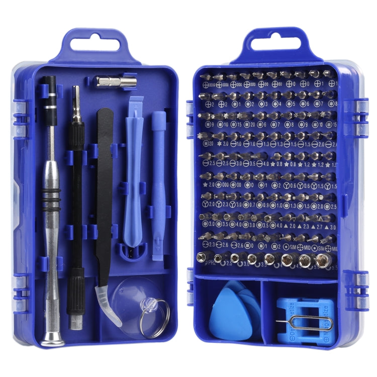 115 in 1 Metal Handle Screwdriver Repair Tool Kit, Metal Handle