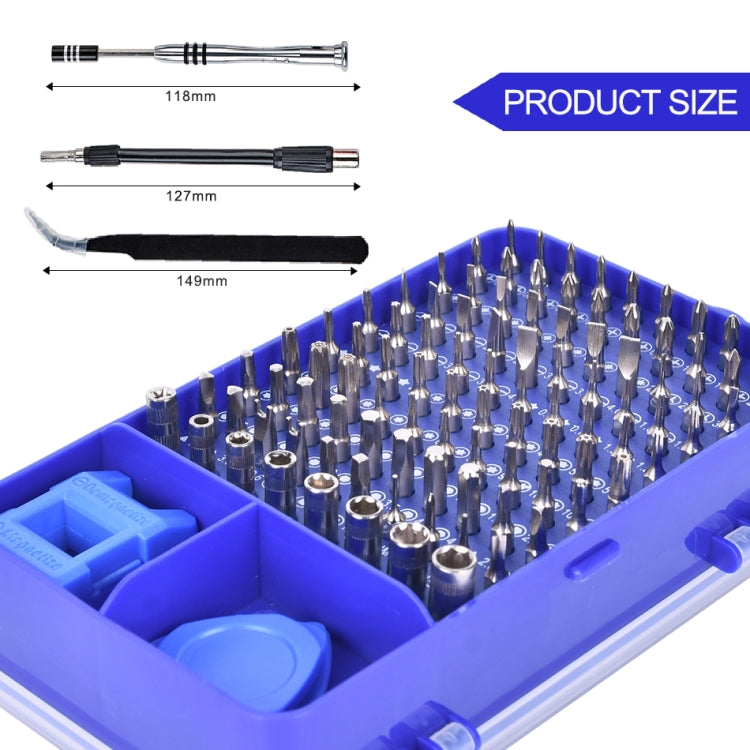 115 in 1 Metal Handle Screwdriver Repair Tool Kit, Metal Handle