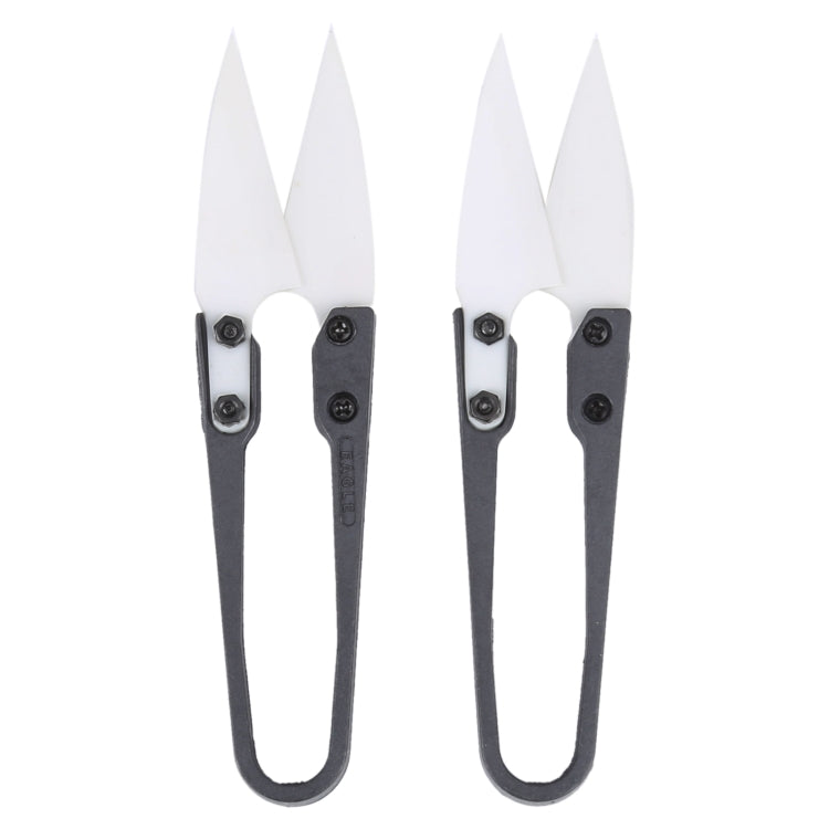 Utensili manuali con taglio a U in ceramica isolati da 2 pezzi, Ceramic Scissors