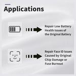 Programmatore riparazione batteria per iPhone 8-14 Pro Max