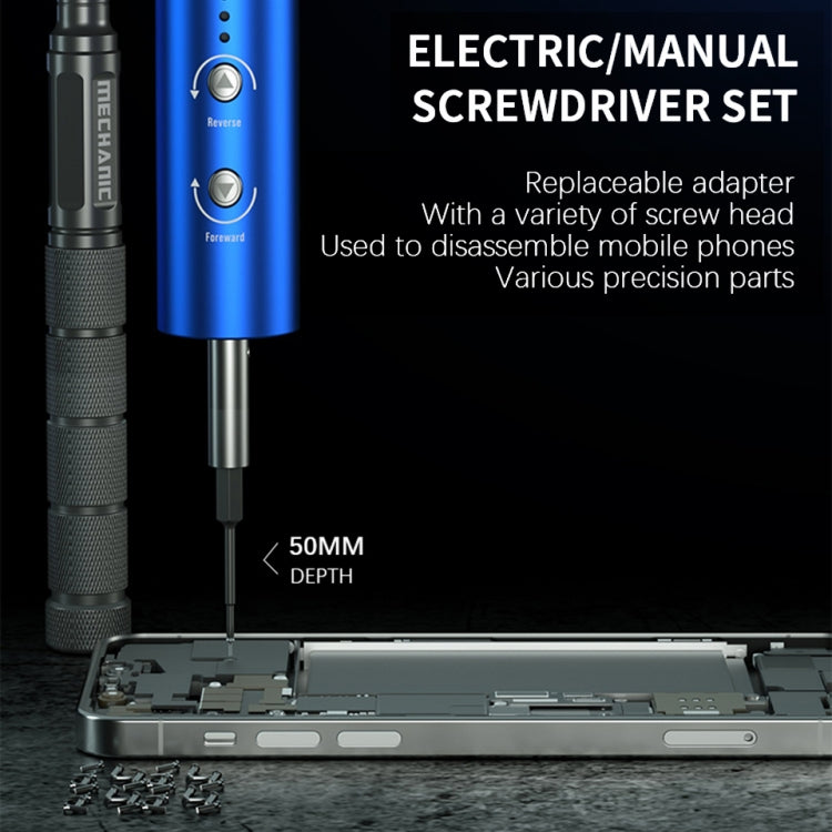 MECHANIC iDrive Multifunction Electric OCA Glue Removal Screwdriver Set, MECHANIC iDrive