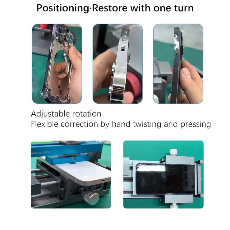 Repair device for correcting deformation and bending of the central frame of the mobile phone TBK-215A, TBK-215A