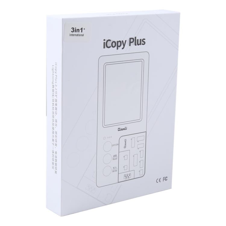 Per iPhone 6 - 14 Pro Max 3 in 1 Qianli iCopy Plus 2.2 Set programmatore rilevamento riparazione, spina: EU, 3 in 1, Plug: US, 3 in 1, Plug: EU