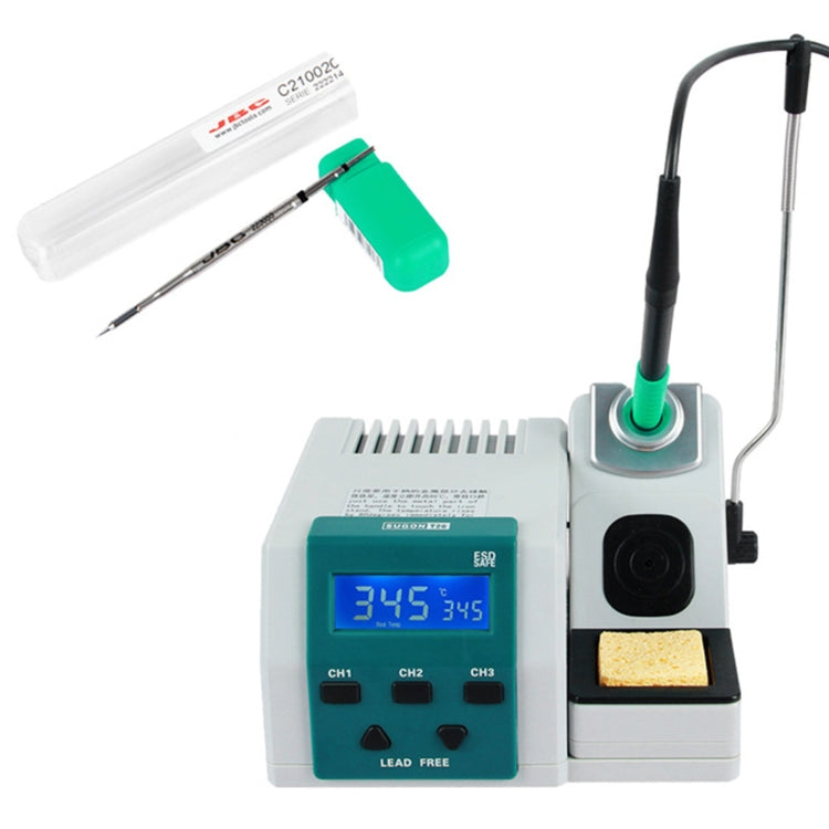 SUGON T26 Stazione di saldatura senza piombo 2S Riscaldamento rapido con kit punta per saldatore C210-020, spina americana, T26 Kit with C210-020 Tip, US Plug