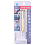 WLXY WL800 Cacciavite per riparazione con impugnatura in rame con punta a croce, diametro lotto 4 mm, WL800