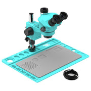 Microscopio stereoscopico trinoculare RF4 RF7050TVD2 con zoom sincrono 7-50X e base grande in lega di alluminio., RF7050TVD2