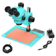 Microscopio stereoscopico trinoculare RF4 RF-7050TVA9 con zoom sincrono 7X-50X e stazione di ricarica USB., RF-7050TVA9(EU Plug), RF-7050TVA9(US Plug)