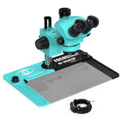 Microscopio stereoscopico trinoculare RF4 RF7050TVP con zoom sincrono 7-50X e base grande., RF7050TVP
