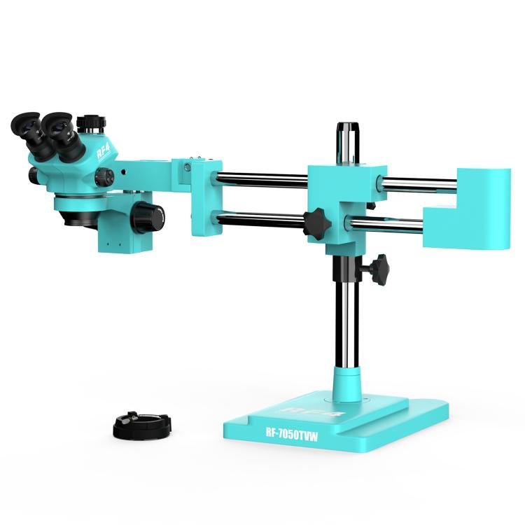 Microscopio industriale stereoscopico binoculare ad alta definizione RF4 RF-7050TVW con zoom continuo e zoom continuo., RF-7050TVW