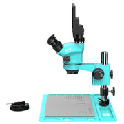 Microscopio trinoculare RF4 RF7050TVD2-YS010W con zoom sincrono 7-50X e monitor HD da 10 pollici 1080P., RF7050TVD2-YS010W