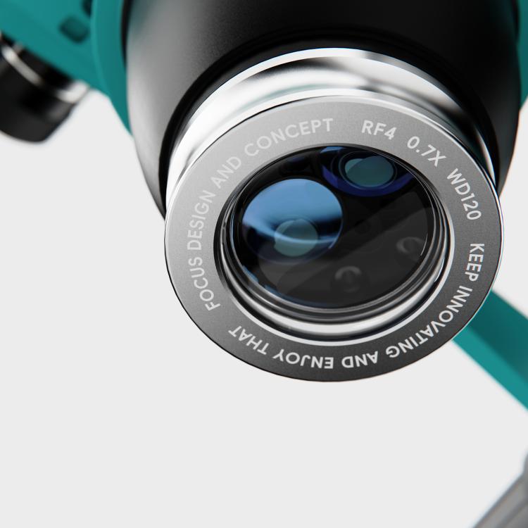 Obiettivo ausiliario Barlow per microscopio stereo RF4 0.7X, 0.7X