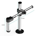 Supporto per microscopio RF4 Kslid H101 con braccio oscillante regolabile e rotazione a 360 gradi., H101