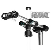 Supporto universale a doppio braccio regolabile con rotazione a 360° per microscopio RF4 RF-FO22, RF-FO22