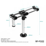 Supporto universale a doppio braccio regolabile con rotazione a 360° per microscopio RF4 RF-FO22, RF-FO22