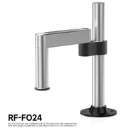 Supporto per microscopio RF4 RF-FO24 con braccio oscillante regolabile e rotazione a 360 gradi., RF-FO24