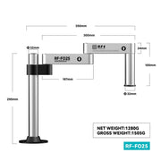 Supporto per microscopio RF4 RF-FO25 con braccio oscillante regolabile e rotazione a 360 gradi., RF-FO25