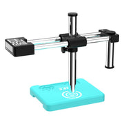 Supporto per microscopio RF4 RF-FO33 con braccio oscillante a doppio asse regolabile a 360 gradi e base, compatibile con la maggior parte dei microscopi., RF-FO33