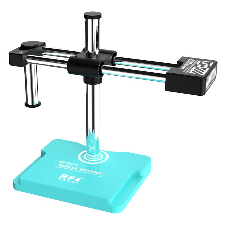 Supporto per microscopio RF4 RF-FO34 con braccio oscillante a doppio asse regolabile a 360 gradi e base, compatibile con la maggior parte dei microscopi., RF-FO34