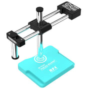 Supporto per microscopio RF4 RF-FO34 con braccio oscillante a doppio asse regolabile a 360 gradi e base, compatibile con la maggior parte dei microscopi., RF-FO34