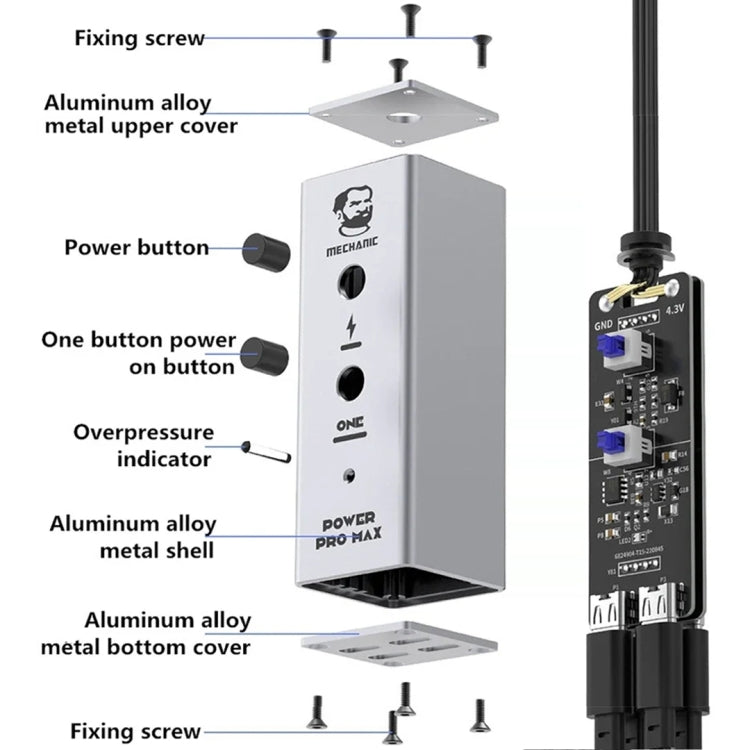 Cavo di avvio alimentazione per manutenzione telefono Mechanic Power Pro Max per iPhone da 6 a 13 Pro Max