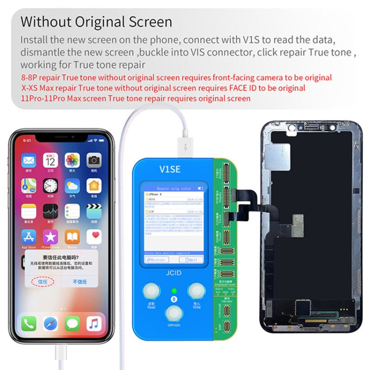 JC V1SE Testing Repair Face ID Dot Board Adattatore per iPhone X-14 Pro Max, Face ID Dot Board For iPhone X-15 Pro Max