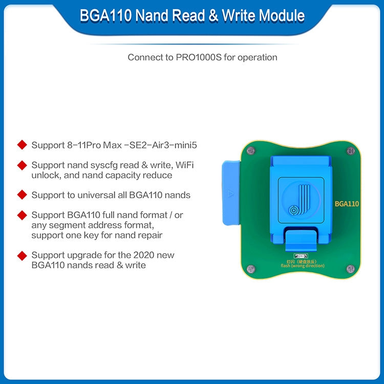 JC BGA110 Nand Module for iPhone 8~11 Pro Max, JC BGA110