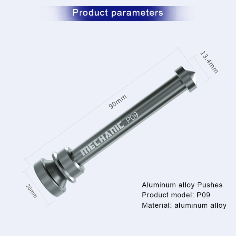 MECHANIC P09 Aluminum alloy tube Piston Solder paste Flow booster syringe, MECHANIC P09