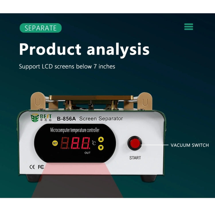 AC 220V Electric Vacuum Pump LCD Screen Separator BST-B-856A, EU Plug, BST-B-856A, EU Plug, BST-B-856A, UK Plug, BST-B-856A, US Plug