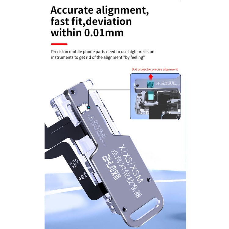 AiXun Dot Projector Precision Alignment Calibrator for iPhone X/XS/XS Max/XR, For iPhone X/XS/XS Max/XR