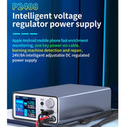 Alimentatore regolatore di tensione intelligente AIXUN P2408, spina europea, P2408 EU Plug, P2408 US Plug