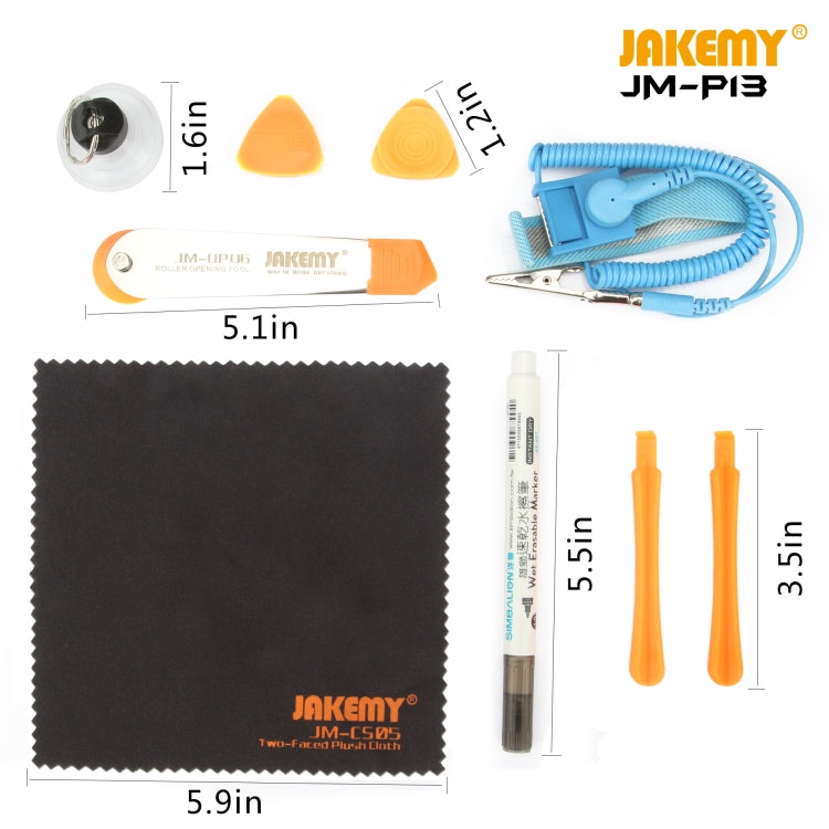 JAKEMY JM-P13 Kit di strumenti per cacciaviti di riparazione professionale 54 in 1, JM-P13