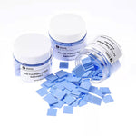 Cuscinetti termici in silicone 12x12x1,5 mm pretagliati