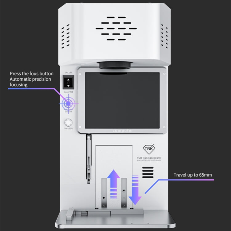 Separatore laser separato automatico TBK 958F 20W 1064nm, spina americana, TBK 958F(AU Plug), TBK 958F(EU Plug), TBK 958F(US Plug), TBK 958F(UK Plug)