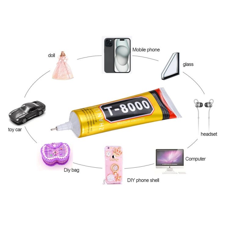 Screen Repair with 50ml T-8000 Multifunction Glue, 50ml T-8000